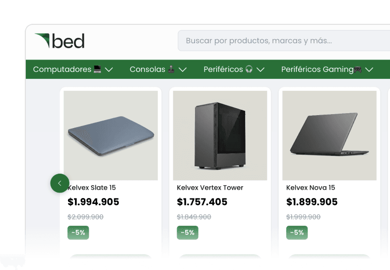 Tienda online personalizada con la marca del negocio
